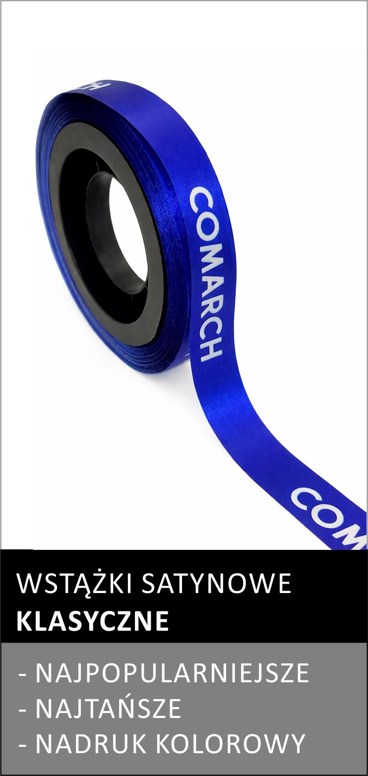 Wstążki reklamowe z logo