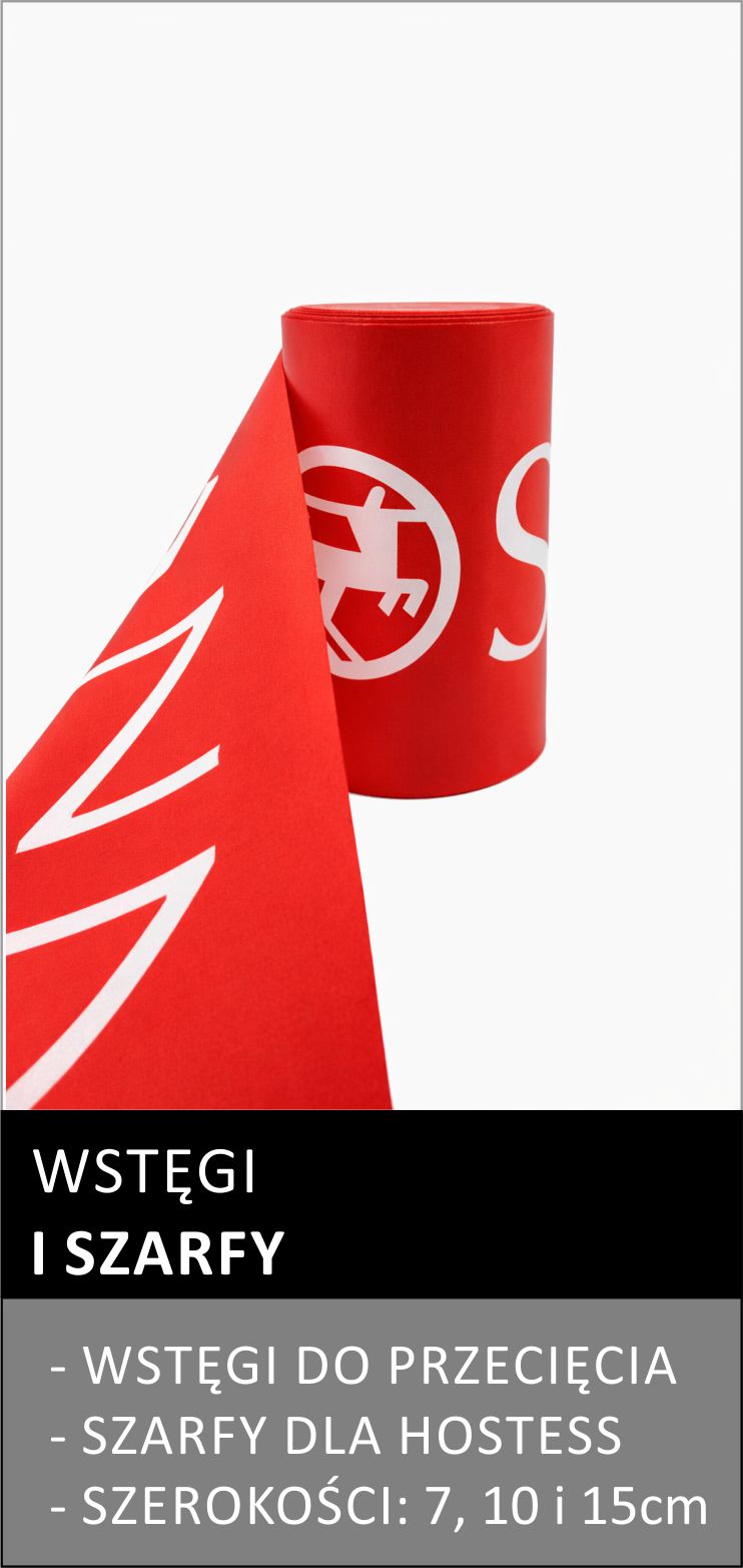 Wstęgi reklamowe, wstęgi na otwarcia